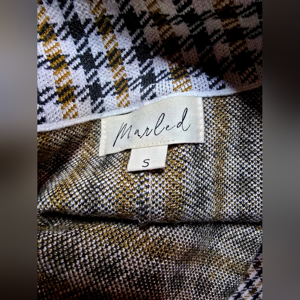 Houndstooth Patterned Jacket - image 6